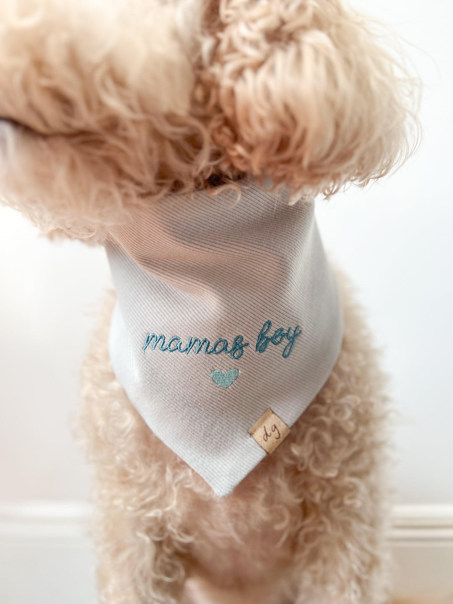 Mamas Boy Dog Bandana