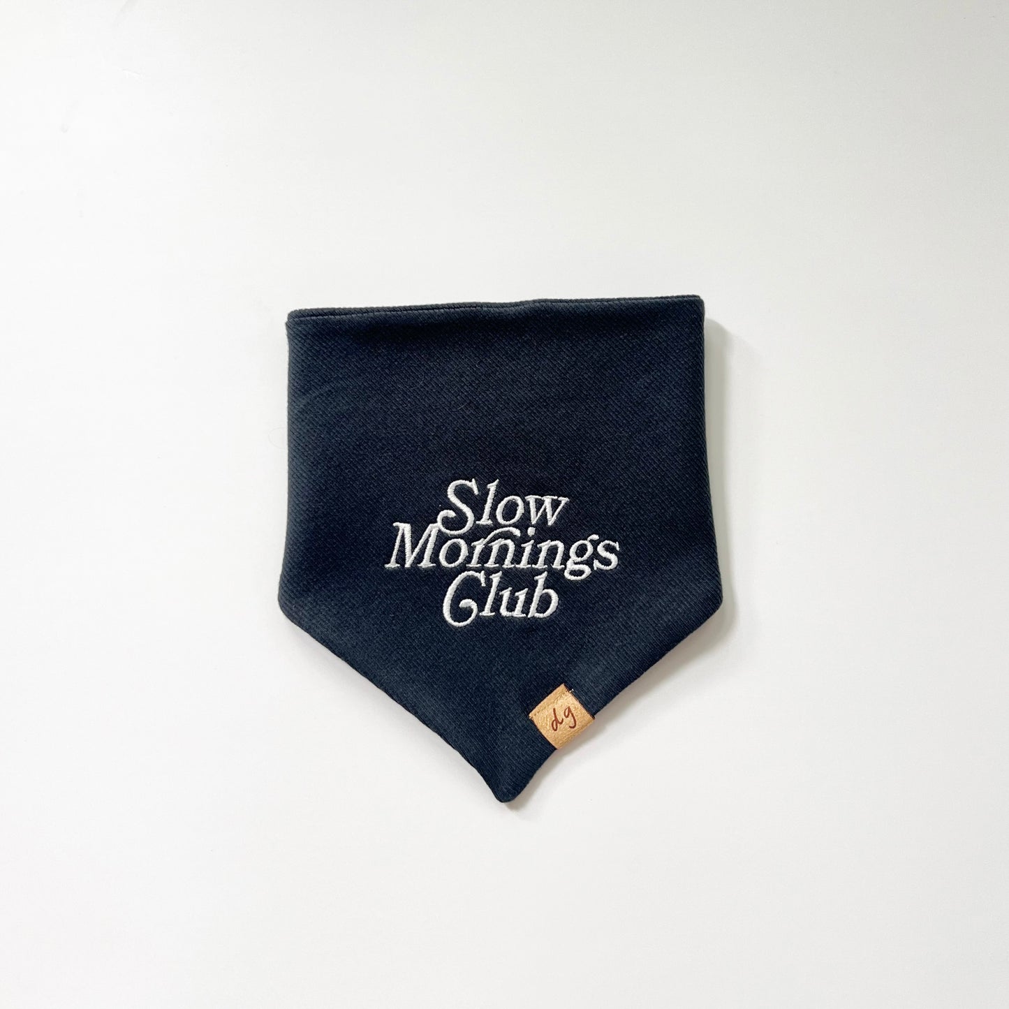 Slow Mornings Club Dog Bandana