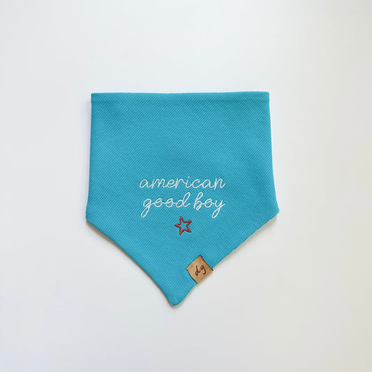 American Good Boy Dog Bandana
