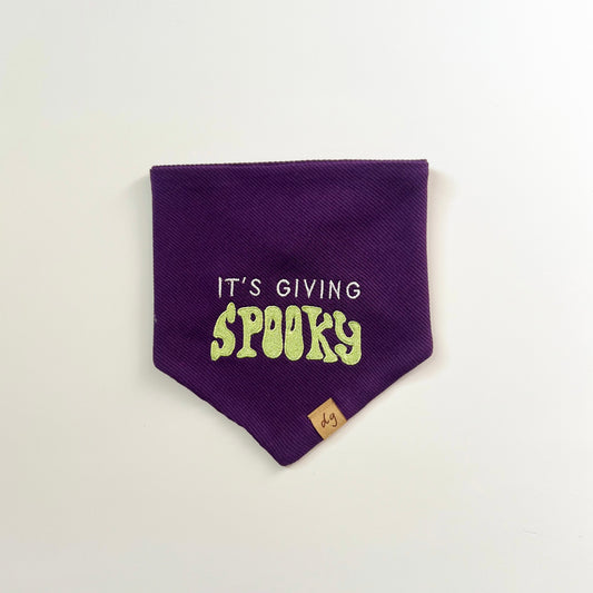 It's Giving Spooky Dog Bandana