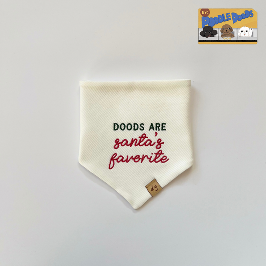 Doods Are Santa's Favorite Dog Bandana
