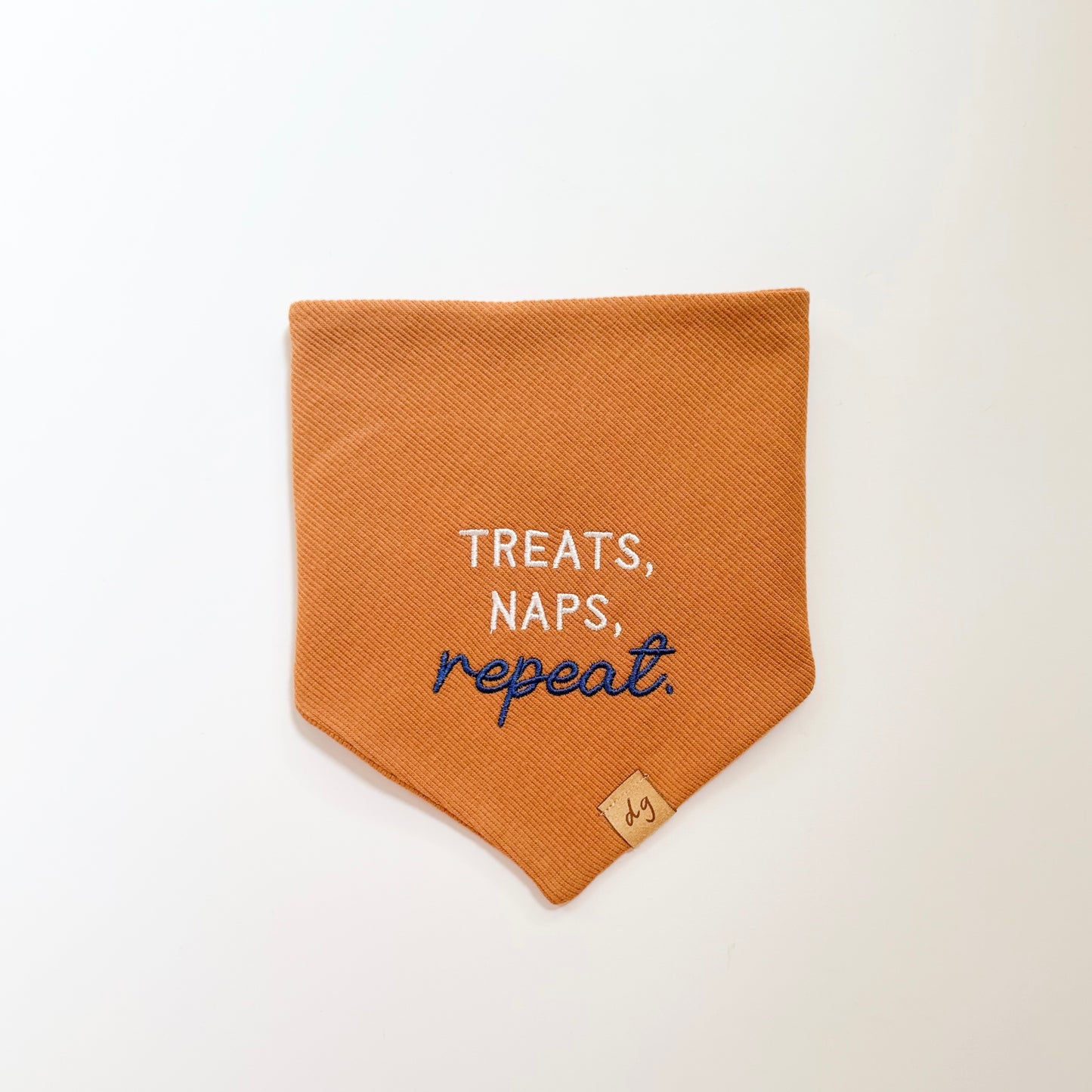 Treats, Naps, Repeat Dog Bandana
