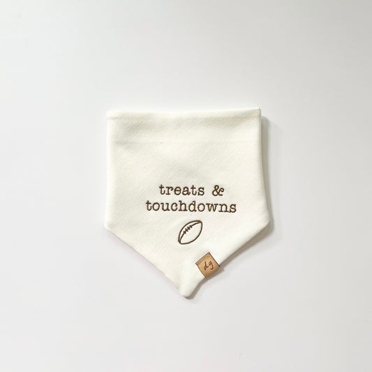 Treats & Touchdowns Dog Bandana