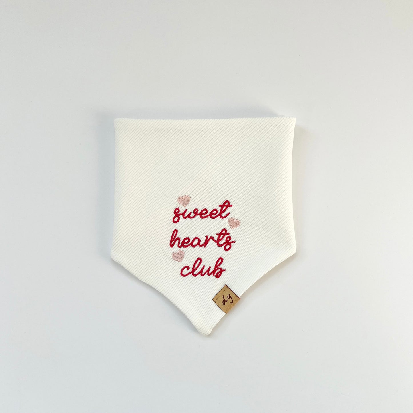 Sweet Hearts Club Dog Bandana