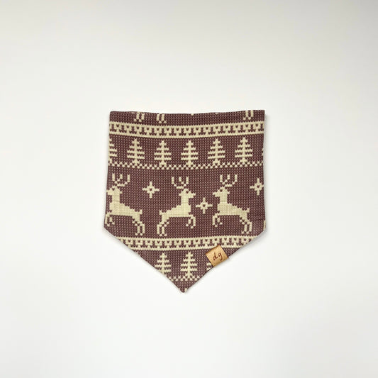 Ugly Sweater Dog Bandana